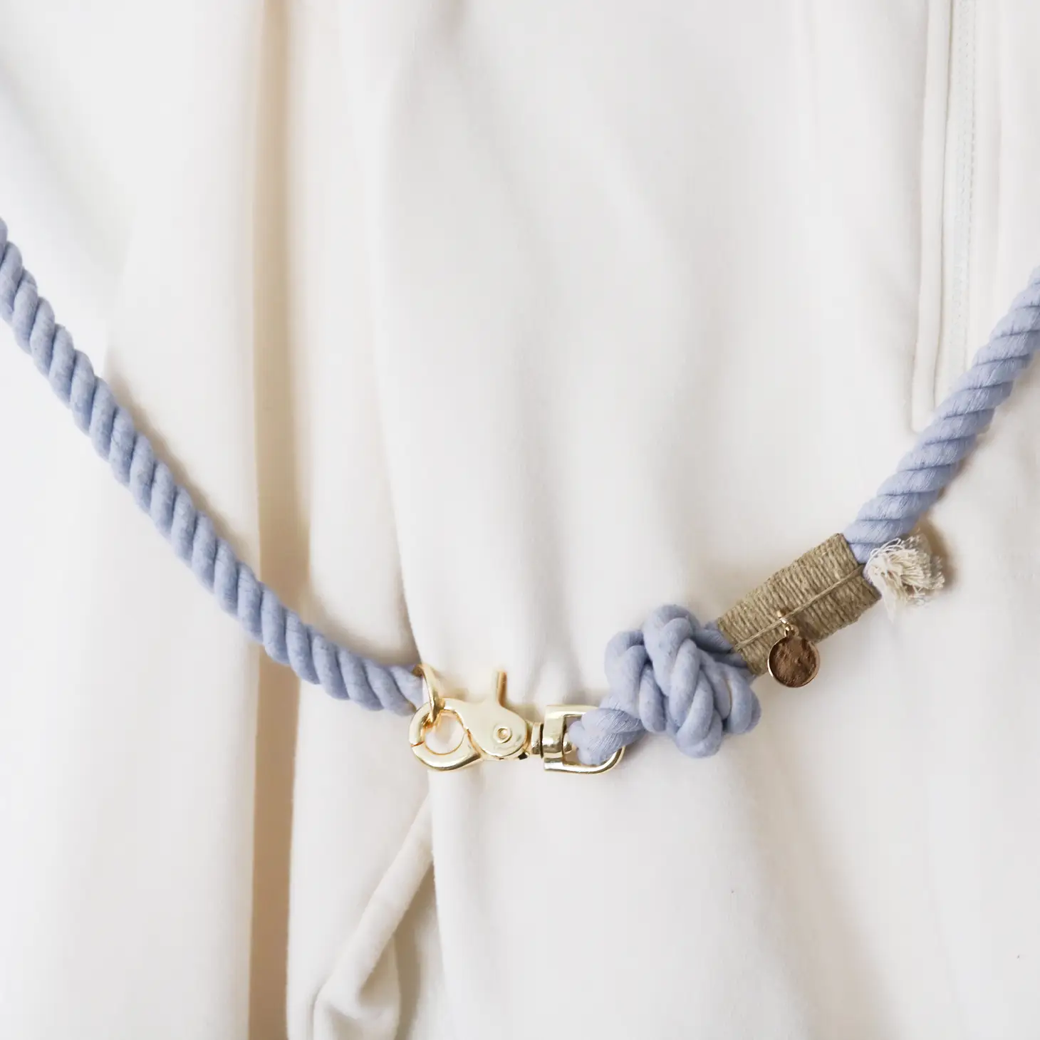 Laisse en corde mains libres - Fall Blue-Laisses-Furlou-Muzon