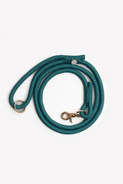Braided rope leash - Duck egg blue