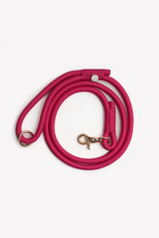 Braided Rope Leash - Fuchsia