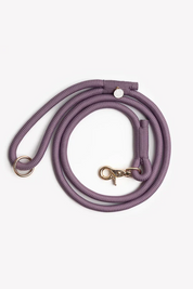 Braided rope leash - Lilac