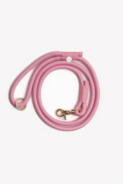 Braided rope leash - Pink
