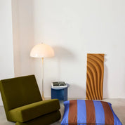 Hundebett gestreift - Braun und Blau