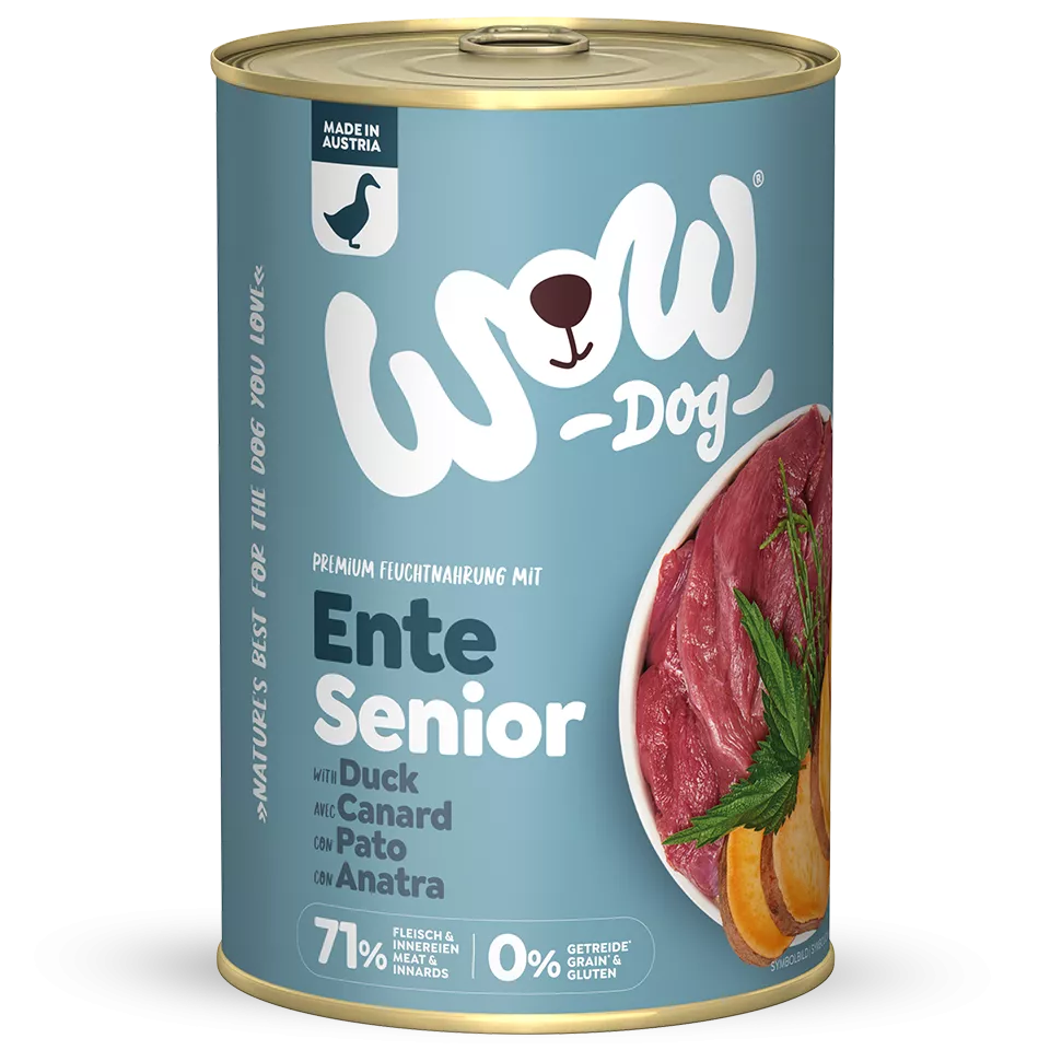 Pâté pour chien sénior - Canard