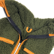 Polaire Sherpa pour chien - Vert | Muzon