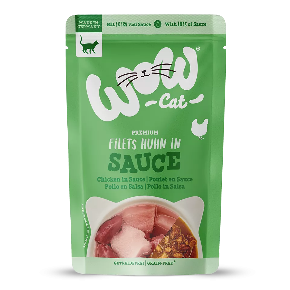 Nourriture en sauce pour chat - Poulet