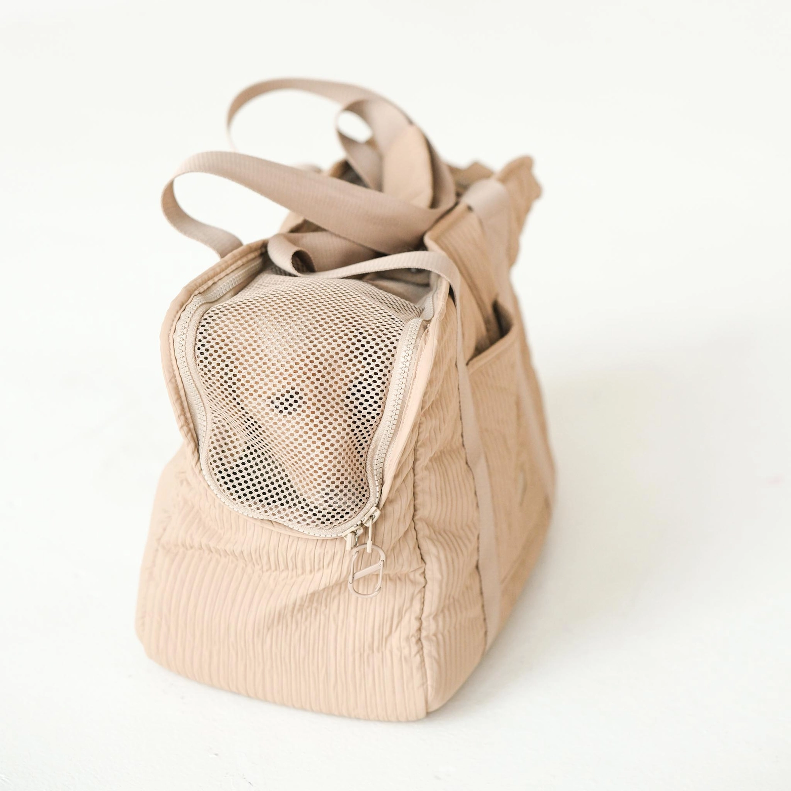 Sac de transport pour chiens - Crème