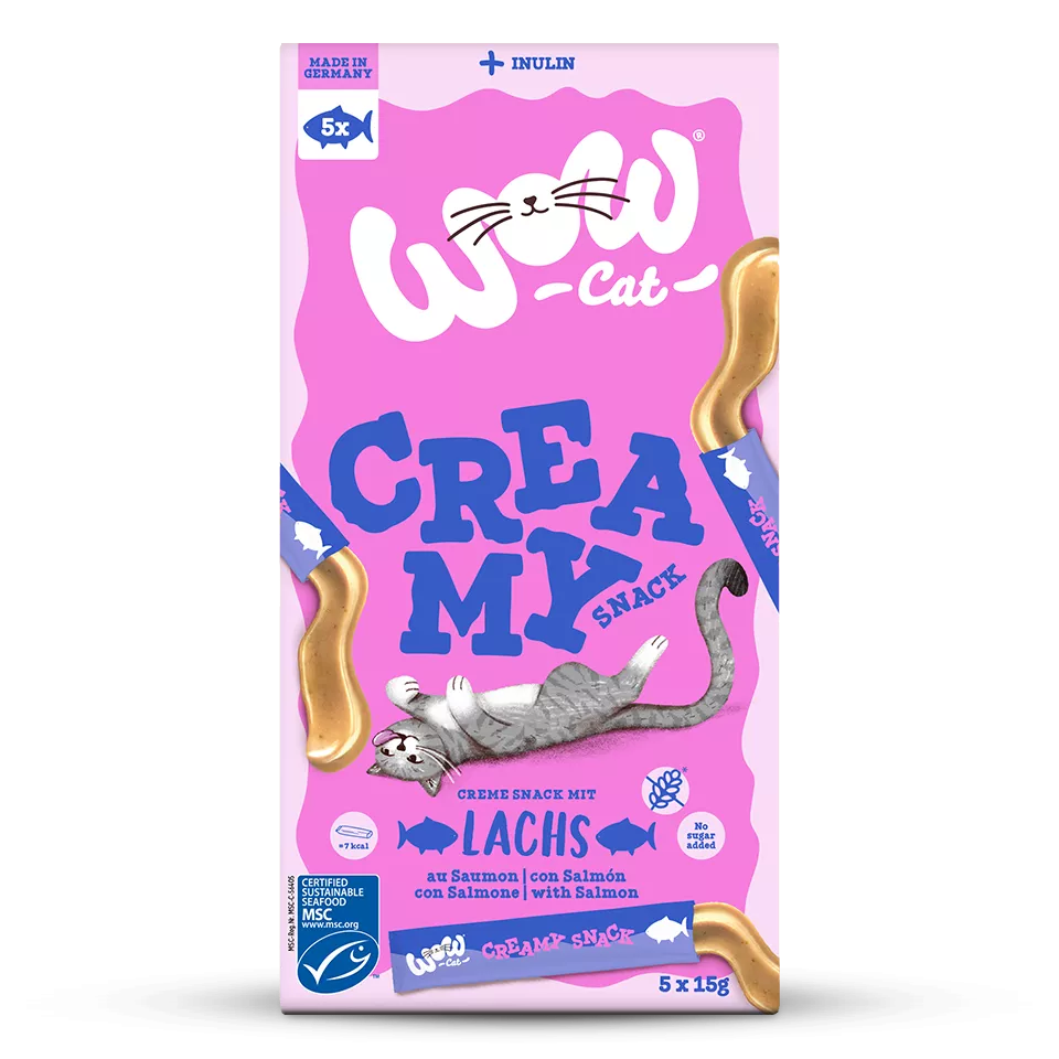 Saumon - Creamy snack pour chat