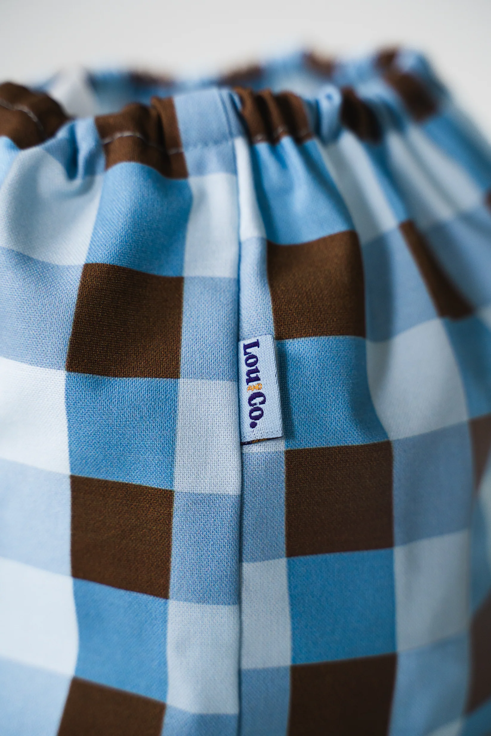 Snood - À carreaux bleus