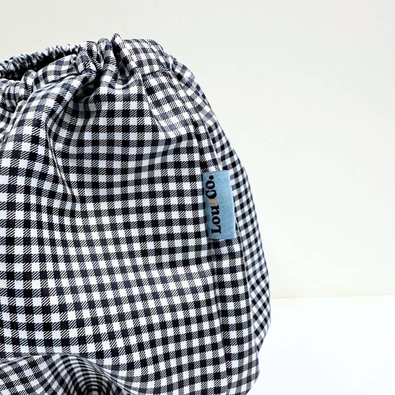 Snood imperméable - Vichy bleu