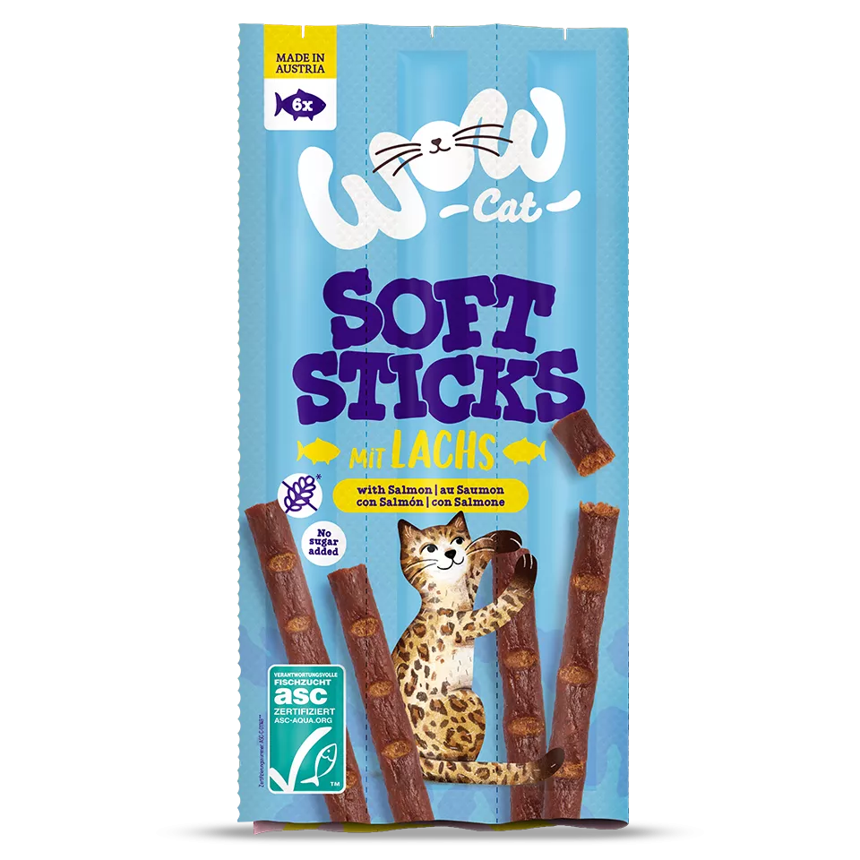 Saumon - Friandise en stick pour chat