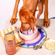 Tapis de léchage à reliefs - Violet