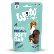 Paquet de friandises Wow Soft Bar dinde vu de face